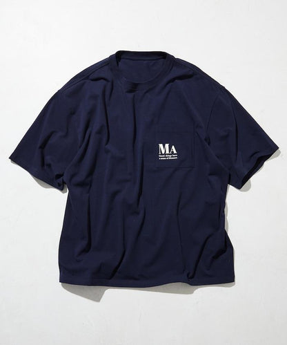 MA概念印花口袋T恤