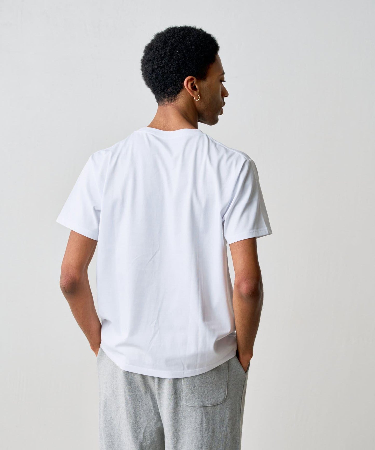 【男女通用/5色可選】褶皺天竺T恤