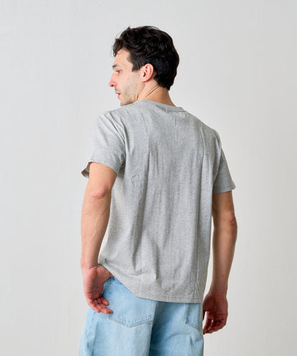 【男女通用/5色可選】褶皺天竺T恤