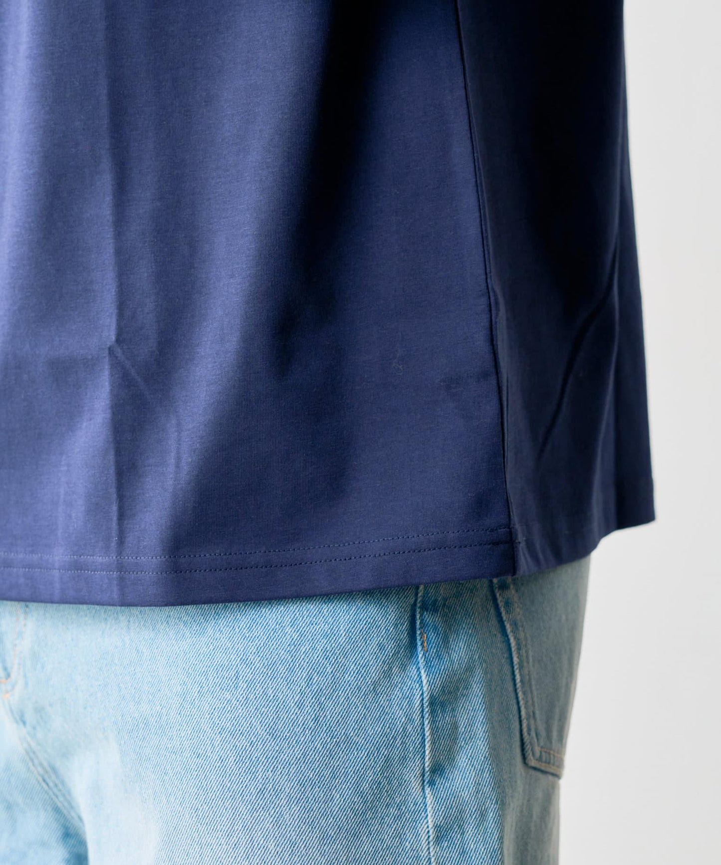 【男女通用/5色可選】褶皺天竺T恤