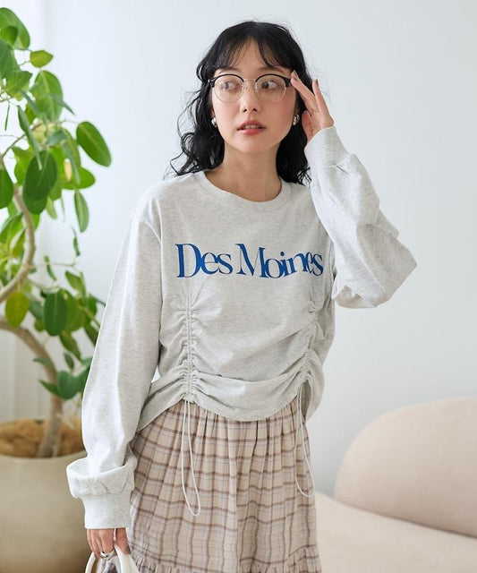 拉鍊標誌印花T恤