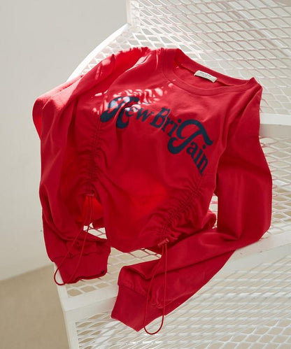 拉鍊標誌印花T恤