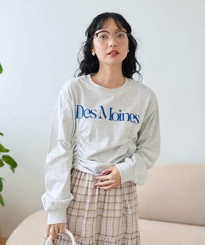 拉鍊標誌印花T恤