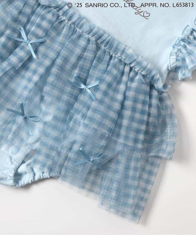 【《美樂蒂》・《庫洛米》】蝴蝶結裝飾連身褲