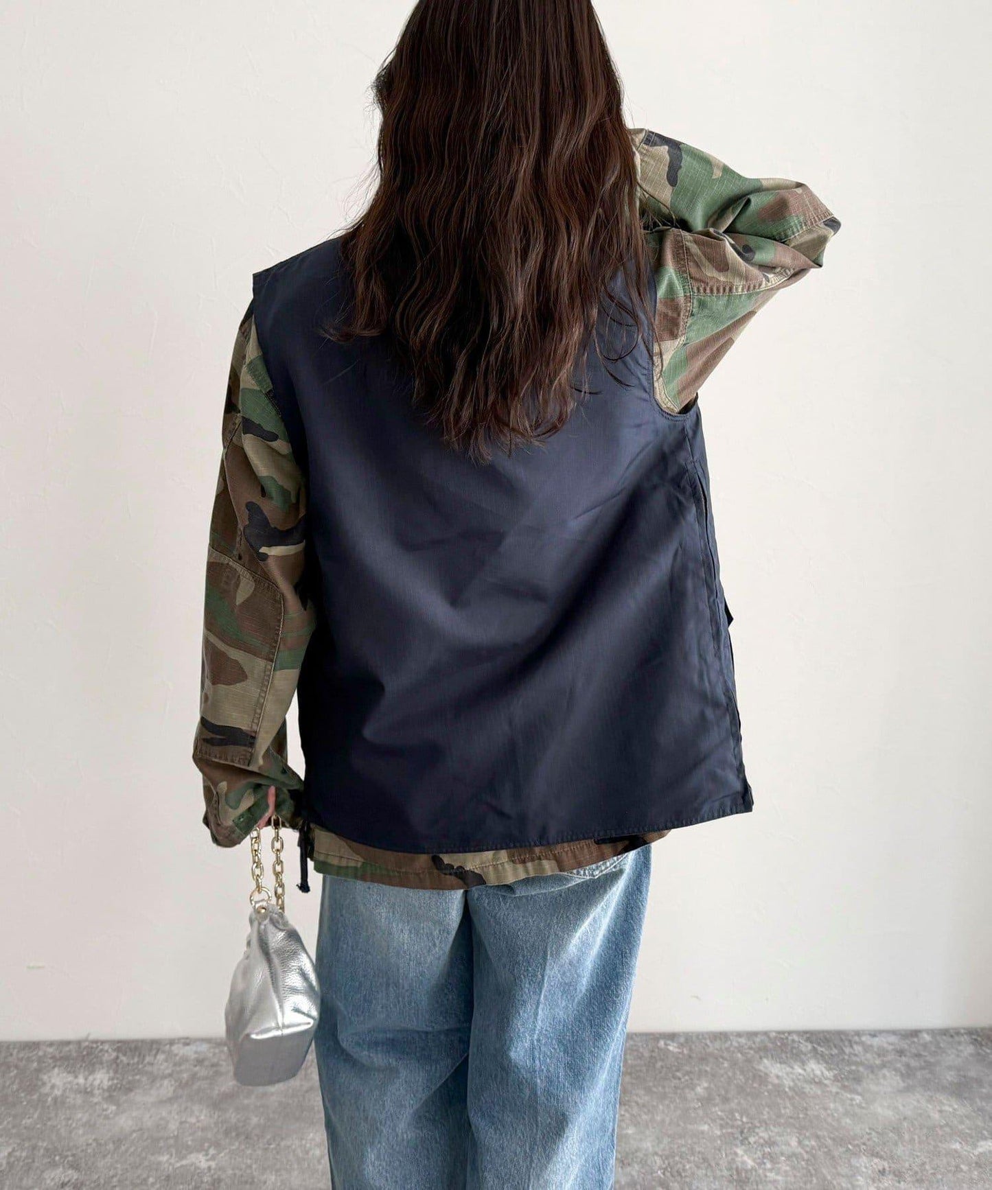 【TAION】軍事風可反穿V領背心