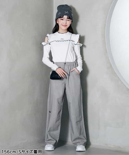 中線寬鬆褲