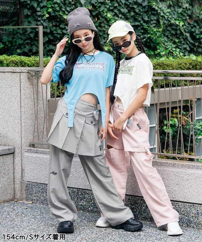 中線寬鬆褲