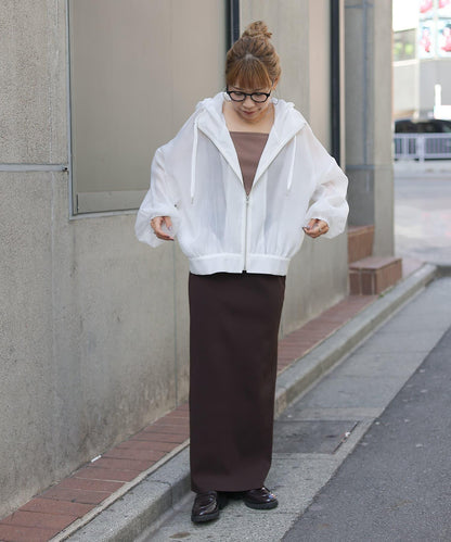 透明滌綸煮沸帶帽羽絨服