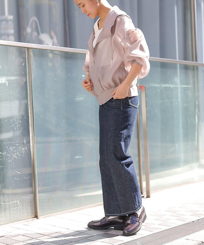 透明滌綸煮沸帶帽羽絨服