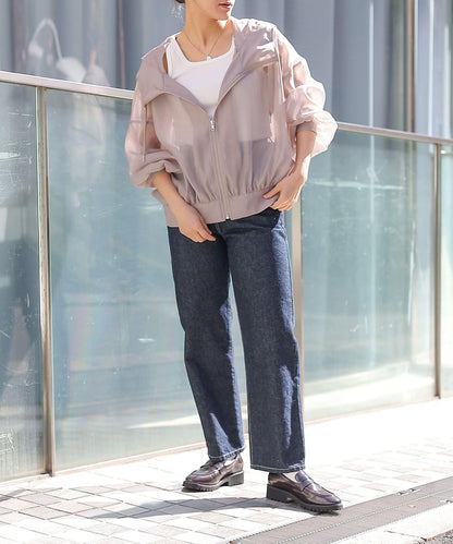 透明滌綸煮沸帶帽羽絨服