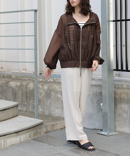 透明滌綸煮沸帶帽羽絨服