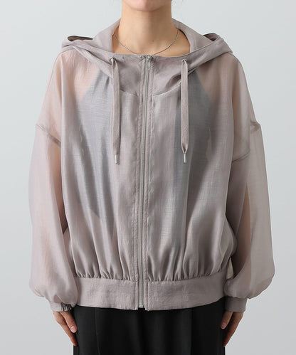 透明滌綸煮沸帶帽羽絨服