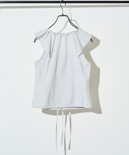 2WAY蕾絲荷葉邊襯衫