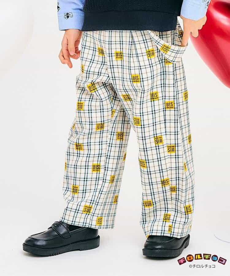 巧克力熊×小熊 吊帶褲 10分褲