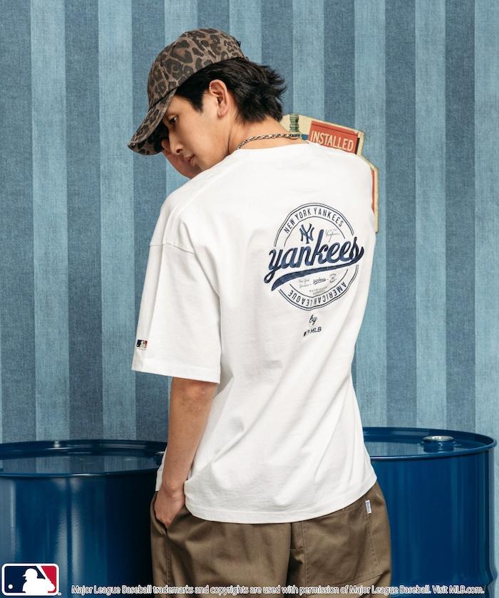 聯名 MLB 圓形標誌圖案T恤
