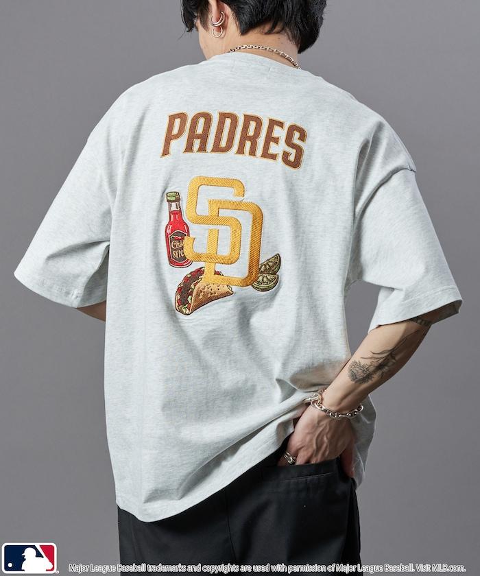 聯名 MLB 標誌刺繡背面印花T恤