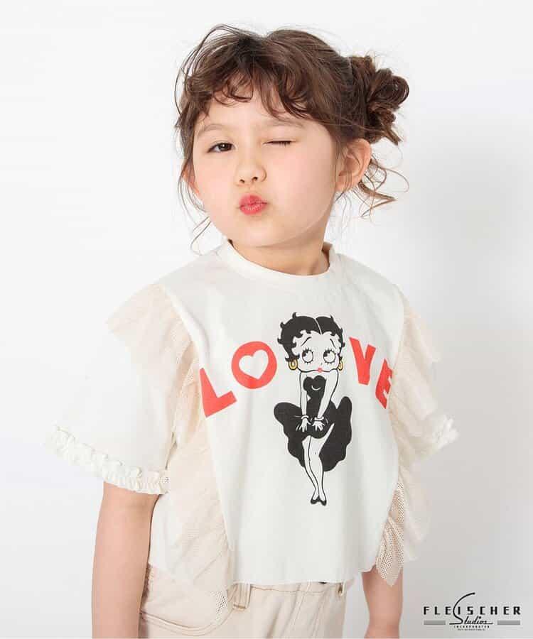 【貝蒂·波普TM】荷葉邊T恤