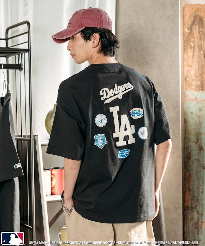 聯名 MLB背部圖案印花T恤