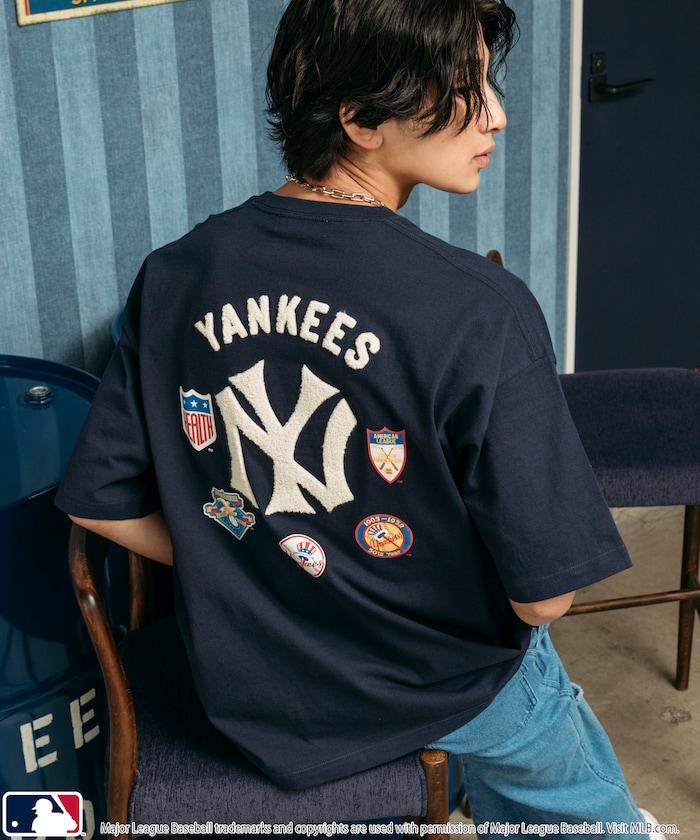 聯名 MLB背部圖案印花T恤