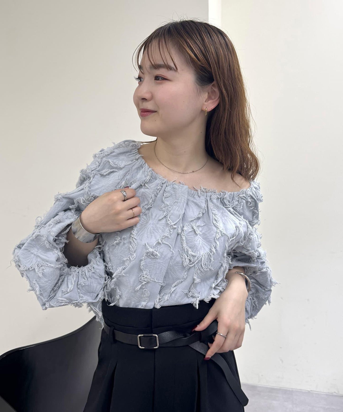 多功能提花襯衫
