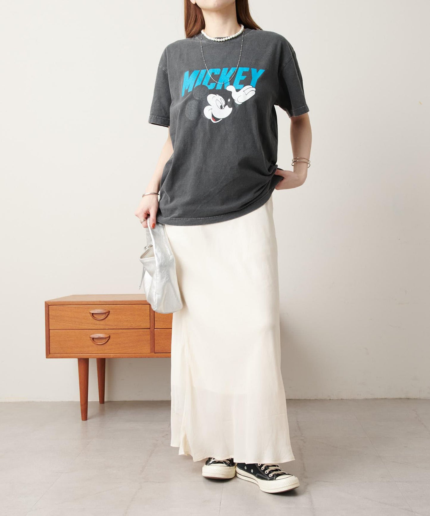 《尺碼展開》《美型》人造絲呢美人魚裙