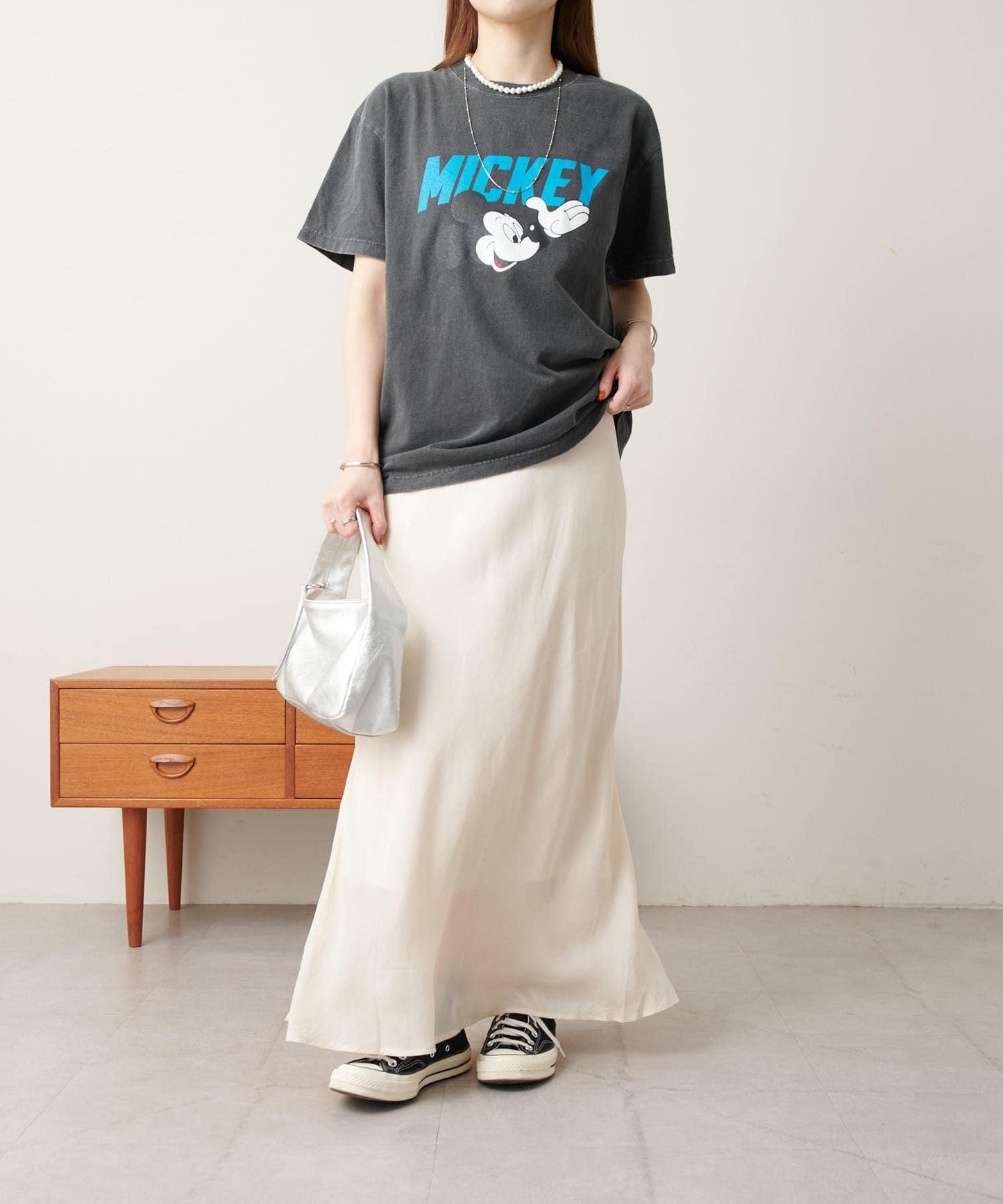 《尺碼展開》《美型》人造絲呢美人魚裙