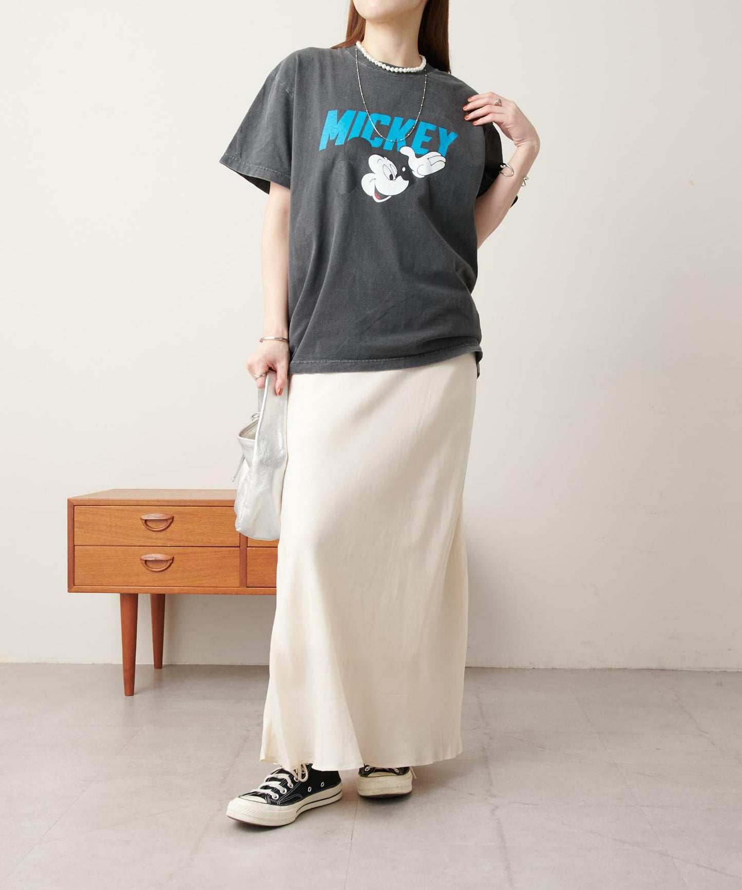 《尺碼展開》《美型》人造絲呢美人魚裙