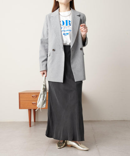 《尺碼展開》《美型》人造絲呢美人魚裙
