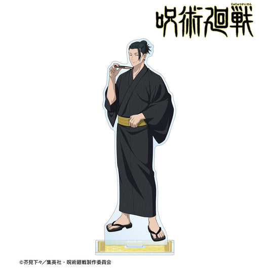 《咒術回戰》_ 花園合作 描き下ろし插圖 懐玉・玉折 夏油 傑 浴衣版 大號亞克力立牌