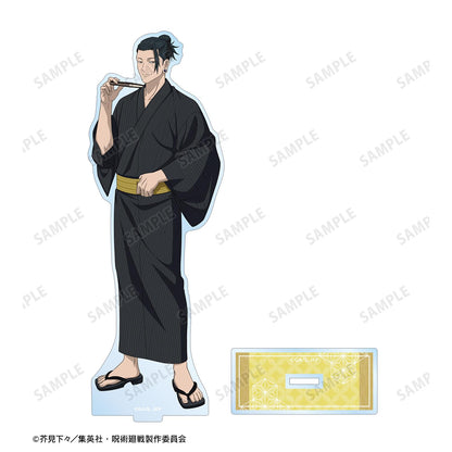 《咒術回戰》_ 花園合作 描き下ろし插圖 懐玉・玉折 夏油 傑 浴衣版 大號亞克力立牌