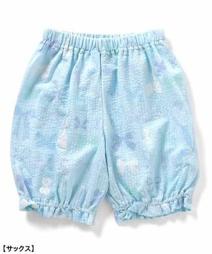 蝴蝶結開襟睡衣