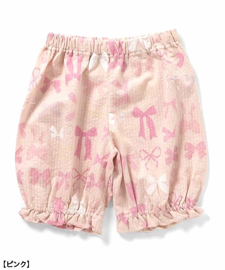 蝴蝶結開襟睡衣