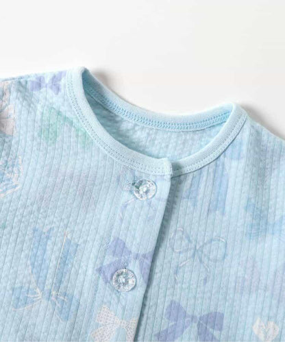 蝴蝶結開襟睡衣