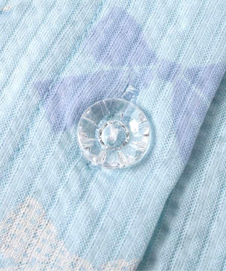 蝴蝶結開襟睡衣