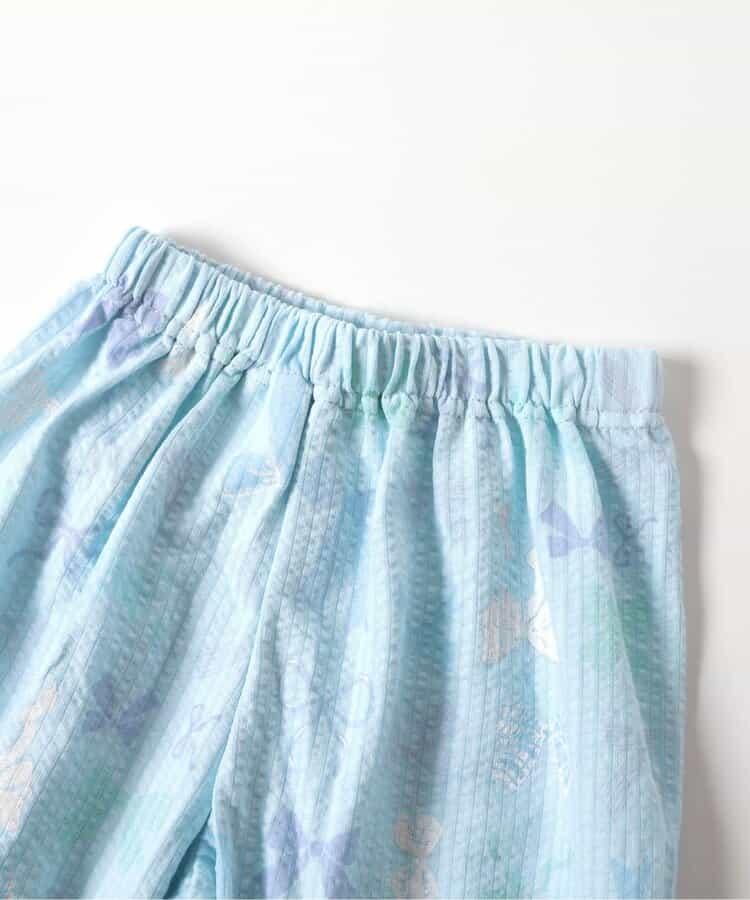 蝴蝶結開襟睡衣