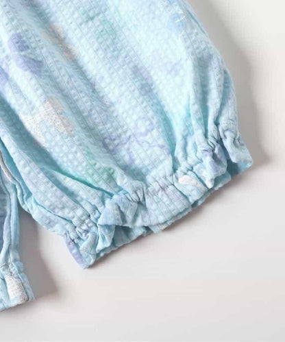 蝴蝶結開襟睡衣