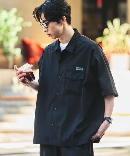 AiRide/舒適版 短袖口袋襯衫