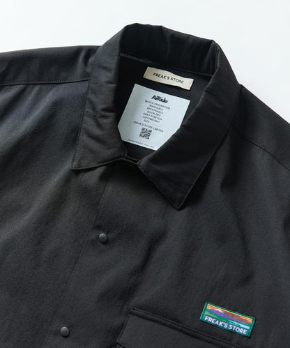 AiRide/舒適版 短袖口袋襯衫