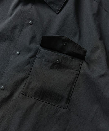 AiRide/舒適版 短袖口袋襯衫