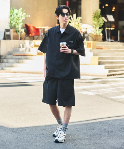 AiRide/舒適版 短袖口袋襯衫