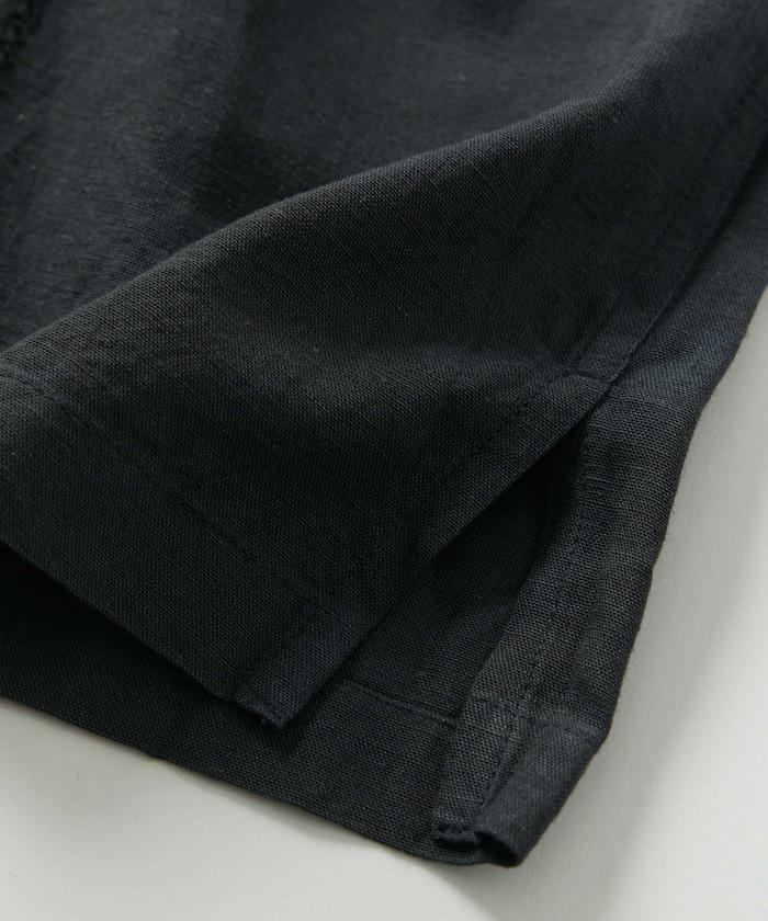 Relax Fit 舒適版 麻混織 設計刺繡 古巴襯衫 【限定推出】