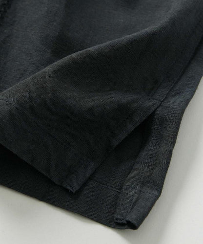 Relax Fit 舒適版 麻混織 設計刺繡 古巴襯衫 【限定推出】