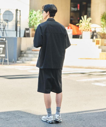 AiRide/舒適版 短袖口袋襯衫