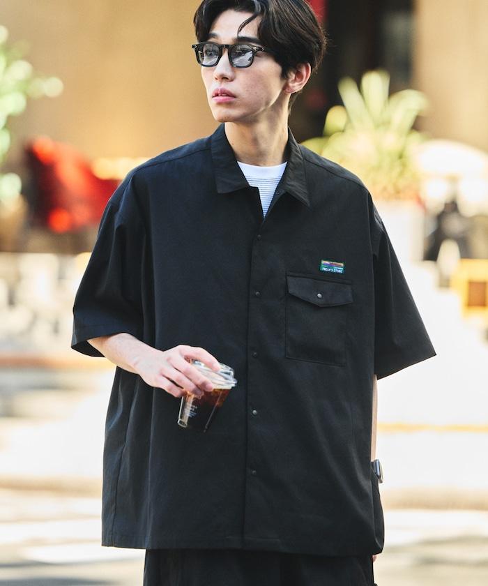 AiRide/舒適版 短袖口袋襯衫