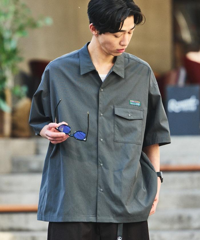 AiRide/舒適版 短袖口袋襯衫