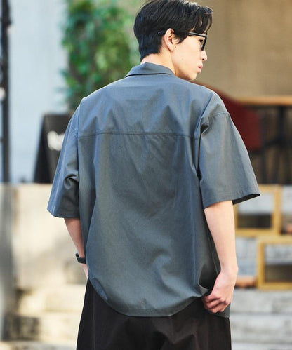 AiRide/舒適版 短袖口袋襯衫