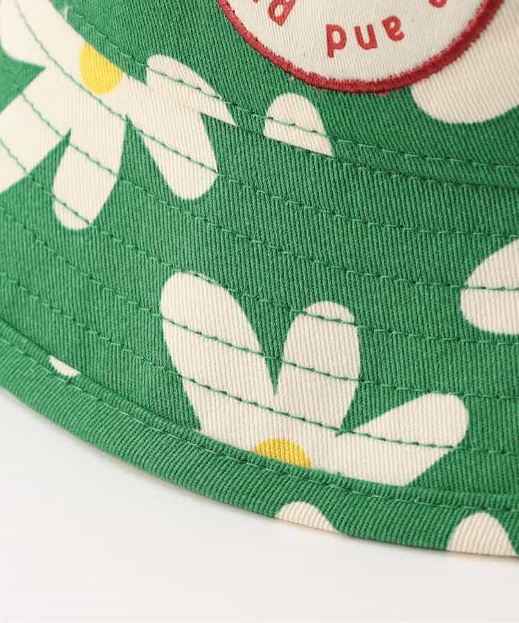 印花帆布帽