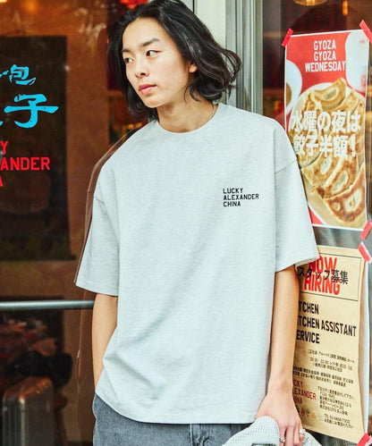LUCKY ALEXANDER CHINA  大號剪裁 背面印花 圓領T恤