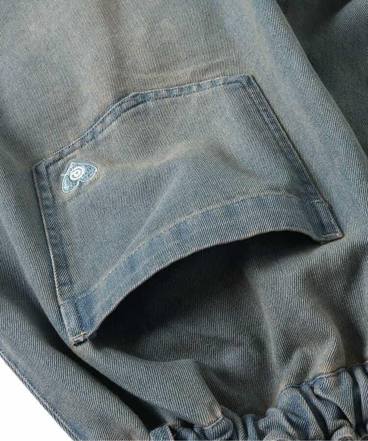 寬鬆牛仔短褲