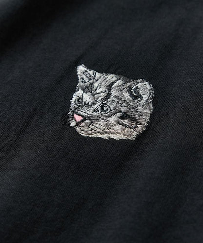 輕鬆合身 一點動物刺繡 圓領T恤